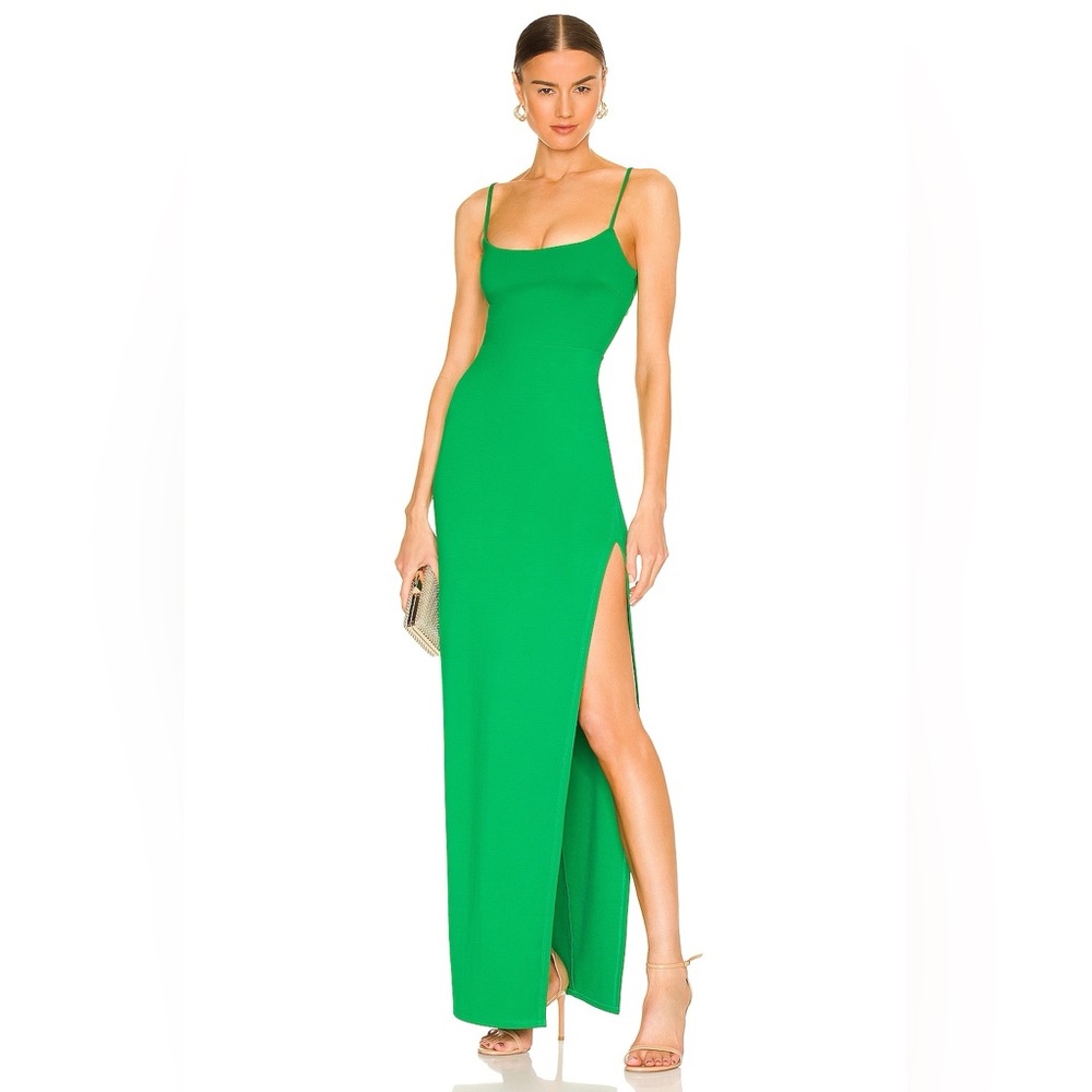 NWT Lovers and Friends Karma Maxi dress Kelly green XS